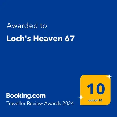a yellow box with the number on it at Loch's Heaven 67 in Kirkcowan