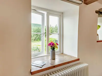 a vase of flowers sitting on a window sill at 1 Bed in Lorton SZ160 in Lorton