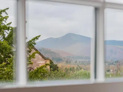 a view of a mountain through a window at 2 Bed in Keswick SZ494 in Keswick