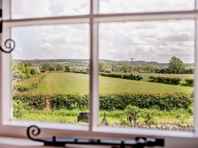 a view of a field from a window at 1 Bed in Mosedale 91232 in Mosedale