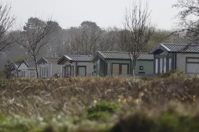 a row of houses in a row at Bay 1 in Kirkcolm