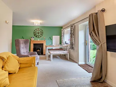 a living room with a couch and a desk at 2 Bed in Keswick oc-28383 in Braithwaite