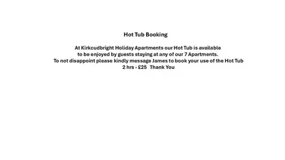 a page of a document with the words not title boring at Kirkcudbright Holiday Apartments - Apartment A in Kirkcudbright