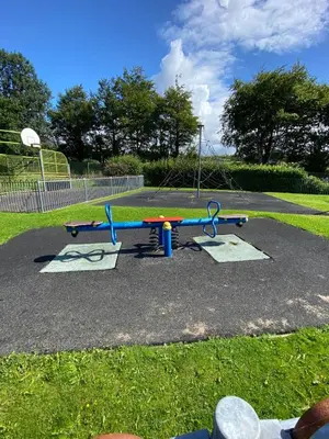 a park with a playground with a play equipment at No 6, Ayr, 140m2, New Decor 2024, 3bedroom, detached house, with private gardens in Ayr