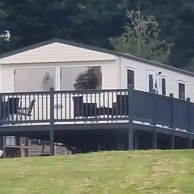 Luxury static caravan