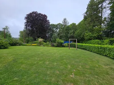 a field with a soccer goal in a yard at Lady Farm - Bargany in Girvan