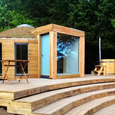 Otter - Eco Bothy with Hot Tub