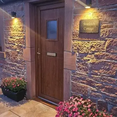 Country cottage with garden