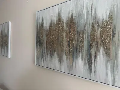 a painting hanging on a wall at Hicks Central - Sleeps 2 in Whitehaven