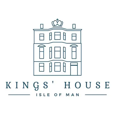 a building with a crown on top of it at Kings House in Douglas