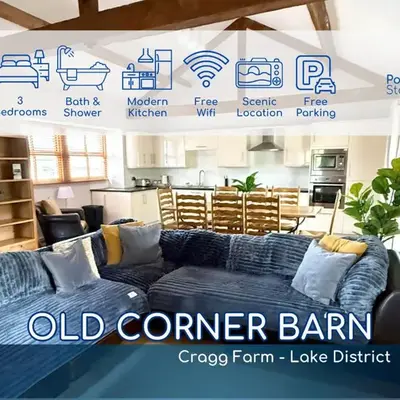 Old Corner Barn Lake District Escape by PolkaStays