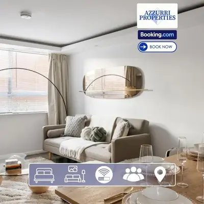 Cozy 4-Bedrooms House By Azzurri Properties Short Lets & Serviced Accommodation London With Private Garden