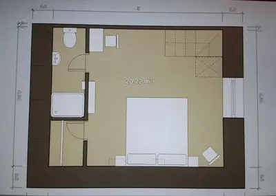 a drawing of a floor plan of a room at Hot tub, Mountain View, 4-poster bed and log burner in Borrowdale Valley