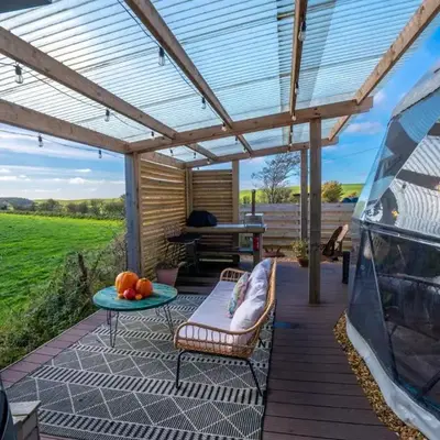 Coorie Retreats Luxury Geo Domes and Cabins with Private Hot Tubs Cinema Firepit Spa and More
