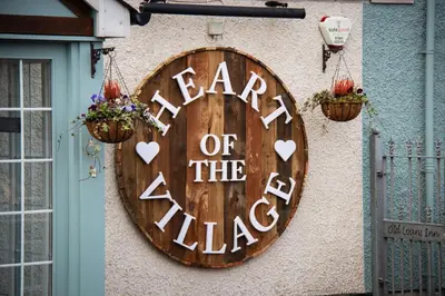 a sign that says fear of theix on the side of a building at The Loans Inn in Troon