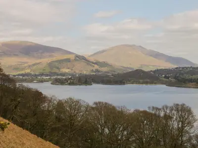 a view of a lake with mountains in the background at St Johns View in Keswick