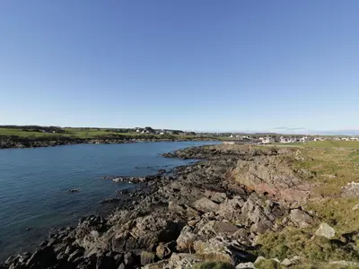 a view of a river from the shore at The Moorings in Isle of Whithorn