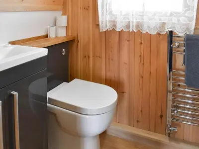 a bathroom with a toilet and a sink at Selker View-Uk1397 in Corney