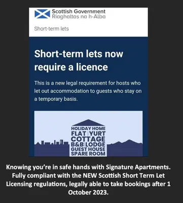 a screenshot of a webpage of a website with a text message at Signature - Kirkhill House in Kirkmuirhill