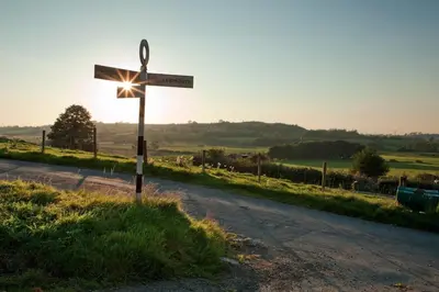 a street sign on the side of a road at Penny End, Mosser - Western Lakes and great walks in Cockermouth