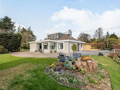 a house with a garden in the yard at Brooksyde,Kippford in Kippford