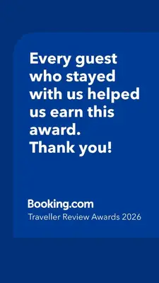 a blue picture with the words every guest who stayed with us helped us earn this at Carnoustie 24 - Turnberry Holiday Park - short walk to beach in Girvan