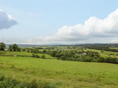 a view from the top of a hill at Laird Lodge 4 in Lockerbie