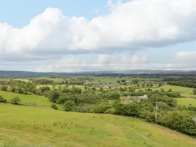 a view from the top of a hill at Laird Lodge 1 in Lockerbie