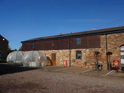 a building with two domes on the side of it at John Collingwood, Bowness-on-Solway ideal for starting of finishing a walk along Hadrians Wall in Bowness-on-Solway