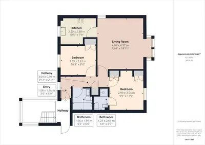a floor plan of a house at Felltops in Keswick